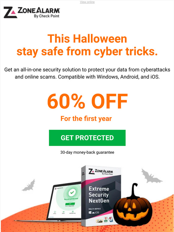 BOO! It's not a trick! We just want to give you a treat