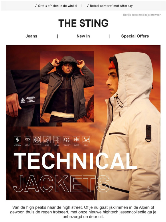 NEW: Weatherproof Technical Jackets