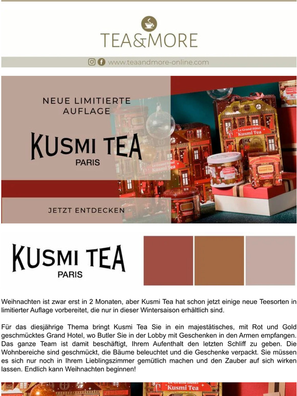 Kusmi Tea: neue limitierte Produkte für dieses Weihnachten! 🌲