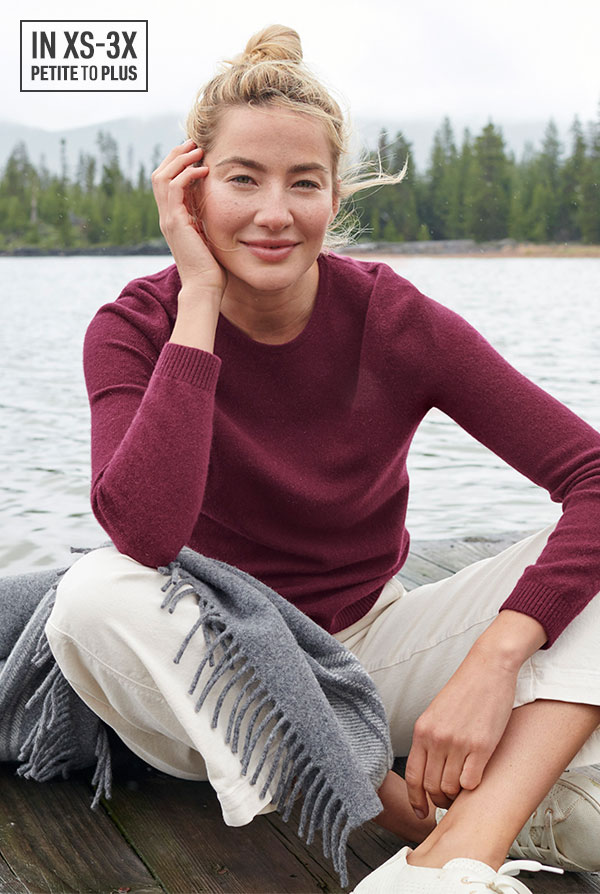 L.L.Bean Our Best Cashmere Sweaters in More Sizes Milled