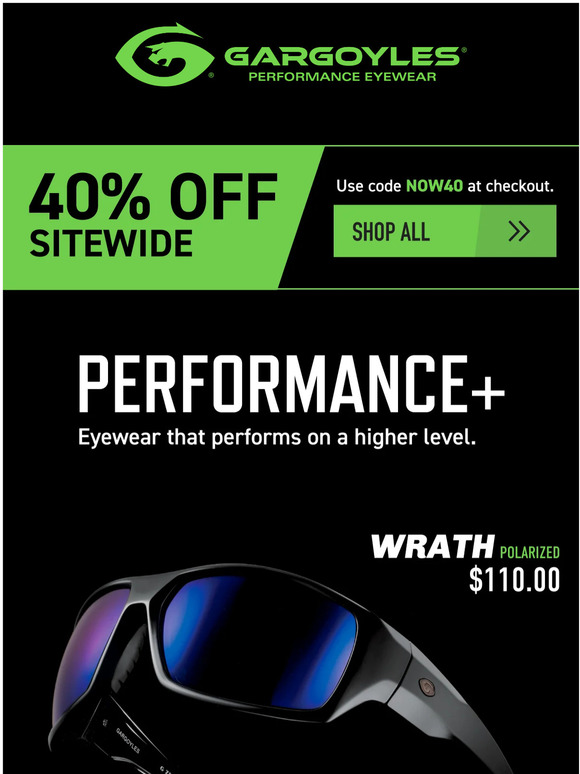 Explore Performance+ for 40% OFF 🕶