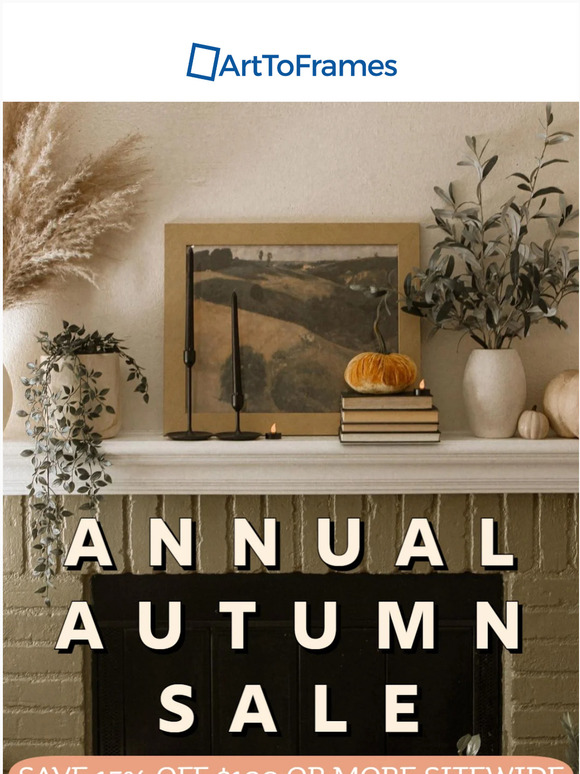 Art to Frames , Custom and Personalized framing Fall Framing Sale