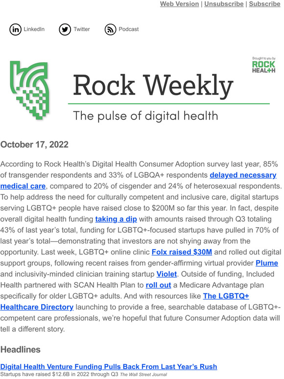 Rock Health: Investing in inclusivity | Milled