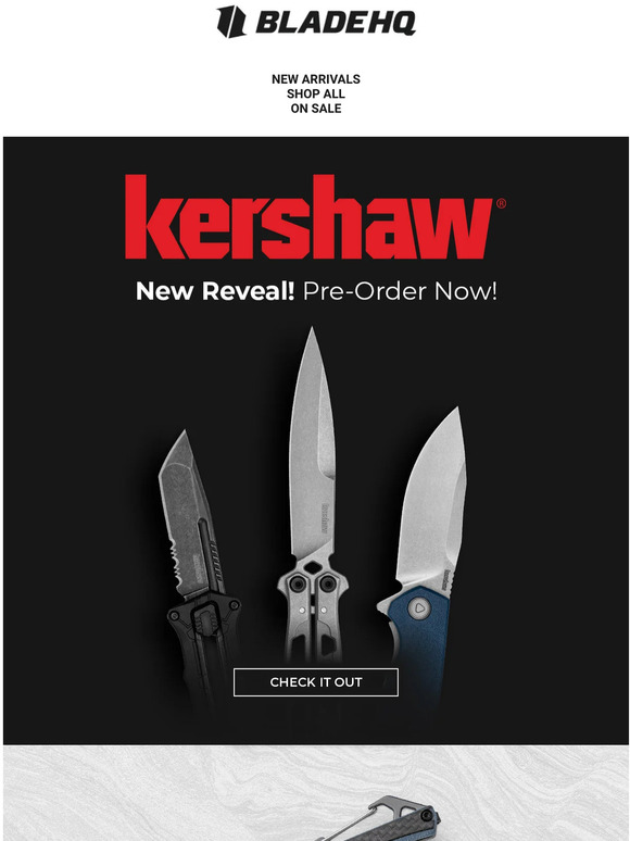 Blade HQ Source New Kershaw Revealed! PreOrder Now! Milled