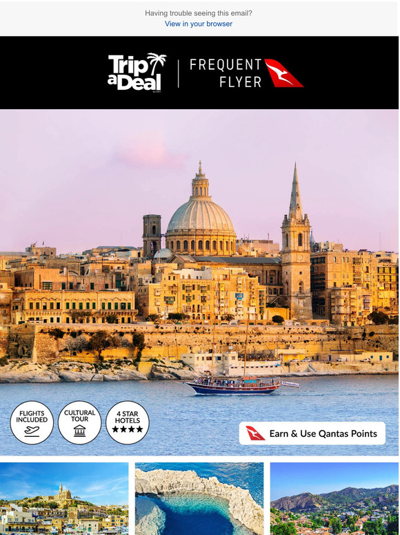 TripADeal Enjoy a 14 Day Malta & Cyprus Package With Flights Milled