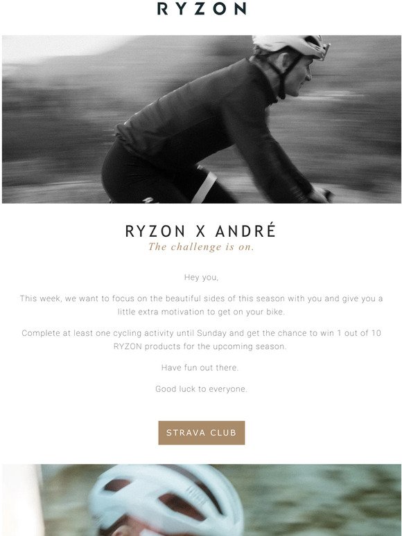 RYZON X ANDRÈ / The challenge is on.