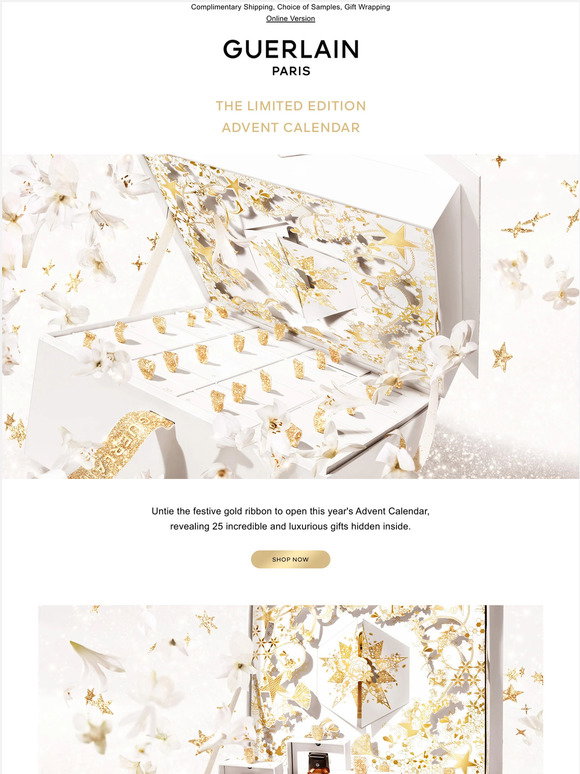 Guerlain: Online Exclusive: Limited Edition Advent Calendar Milled