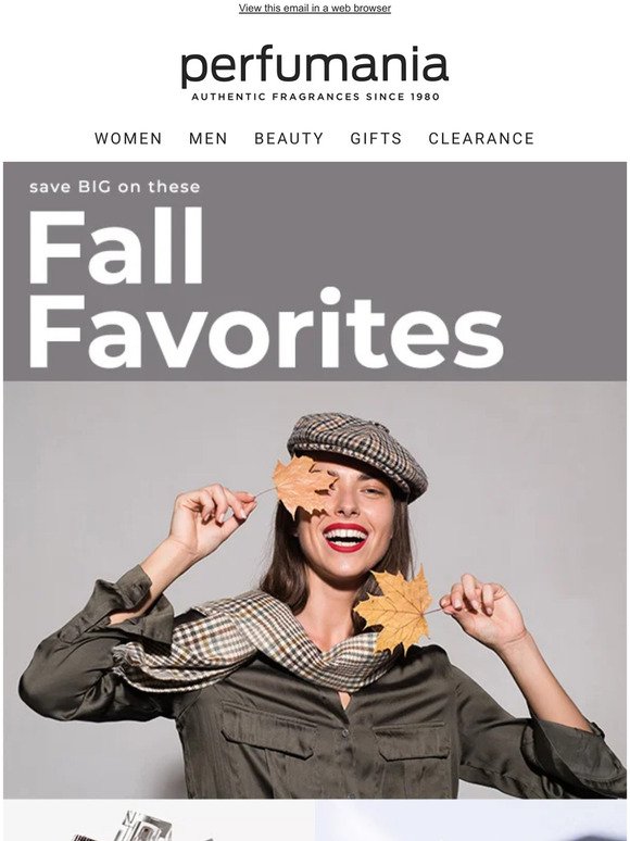 Find Your New Scent for Fall!