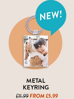 Metal keyring | was £11.99 from £5.99 | shop now