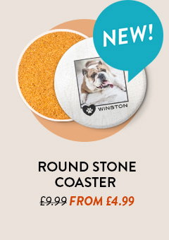 Round stone coaster | Was £9.99 from £4.99 | shop now