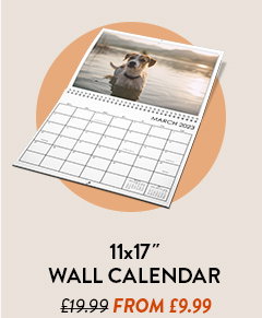 11x17 wall calendar | was £19.99 from £9.99 | shop now
