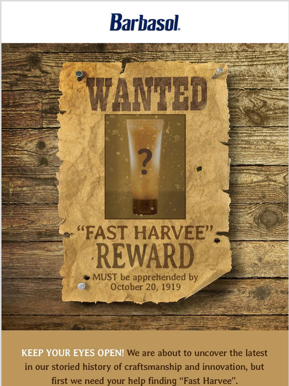 WANTED! Have you seen Fast Harvee? 👀