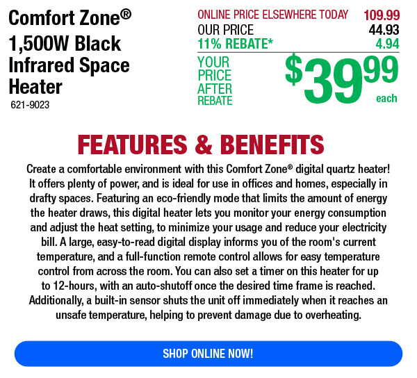 Menards Infrared Space Heater Under 40 Milled