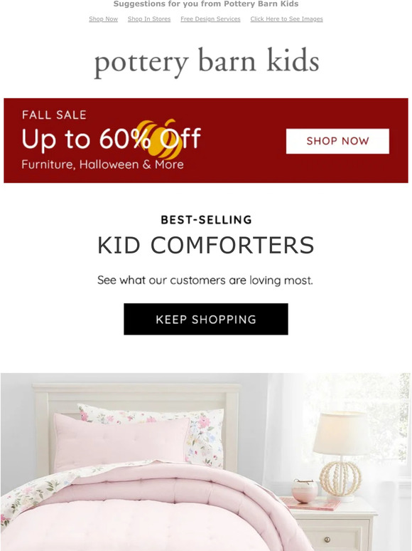 Pottery Barn Kids Calling your name Kid Comforters... (+ Up to 60