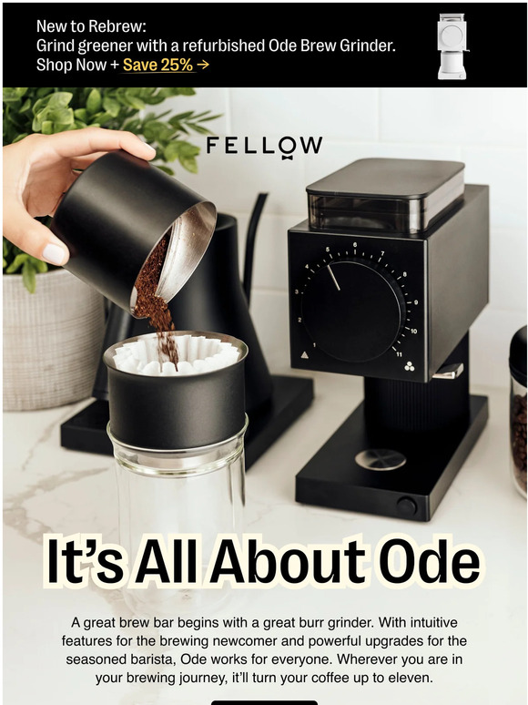 Fellow Products Ode is now available refurbished (and 25 off!) Milled