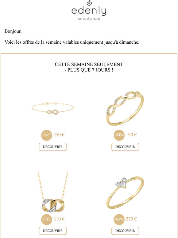 Cette semaine seulement
