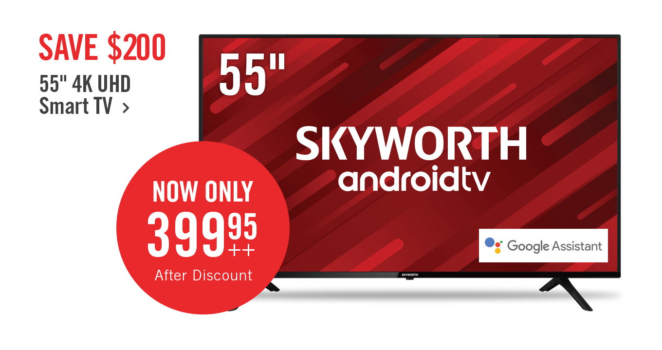 Skyworth 55 4K UHD Android Smart Television