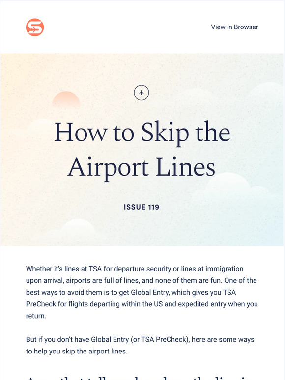 Tips and tools to save you time at the airport 📱⏱️🏃