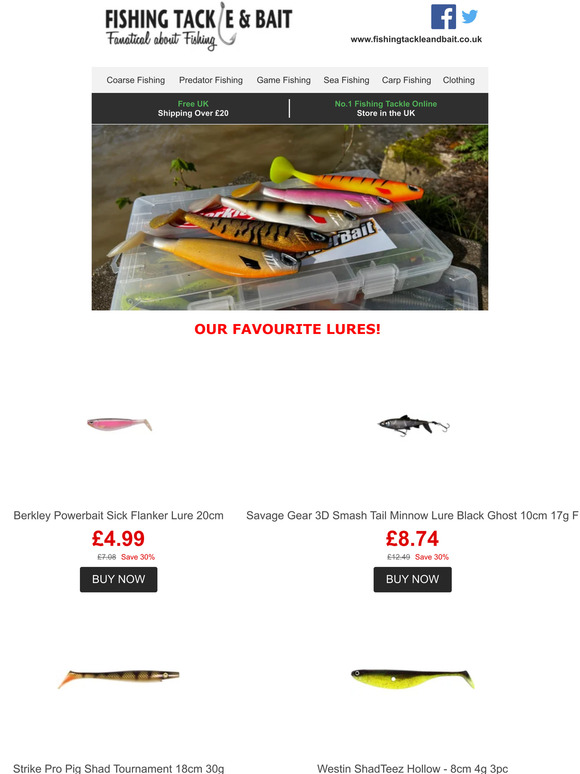 Fishing Tackle And Bait 🐟 Our Favourite Lures 🐟 Milled