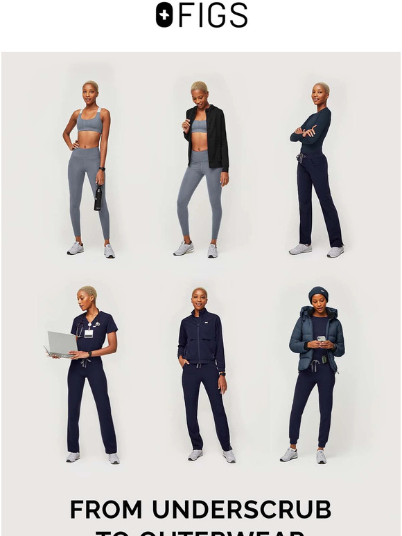 FIGS Core Colors. Awesome Styles. For Every Shift. Milled