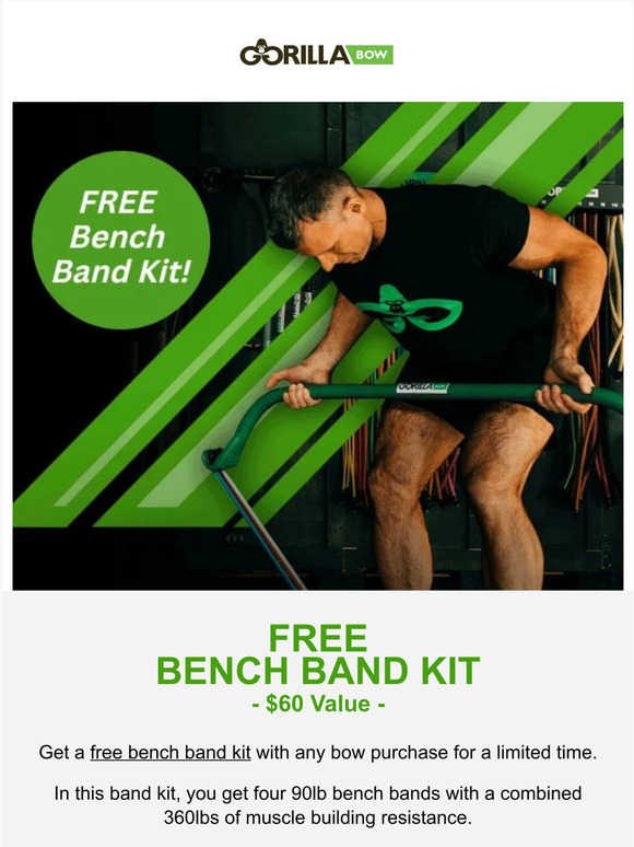 Gorilla Fitness Free Bench Band Kit? Milled