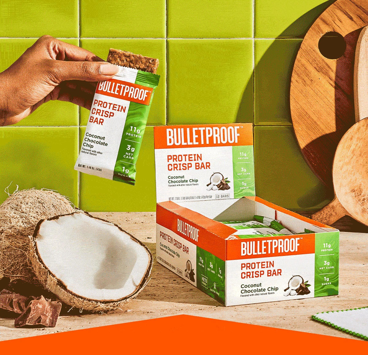 bulletproof Introducing NEW Protein Crisp Bars Milled