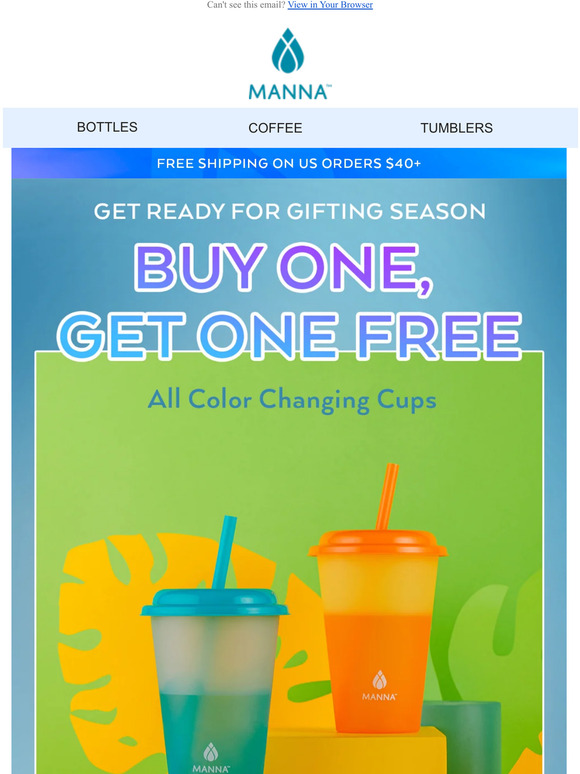 Manna Hydration LET'S GET GIFTING 🎁 Milled