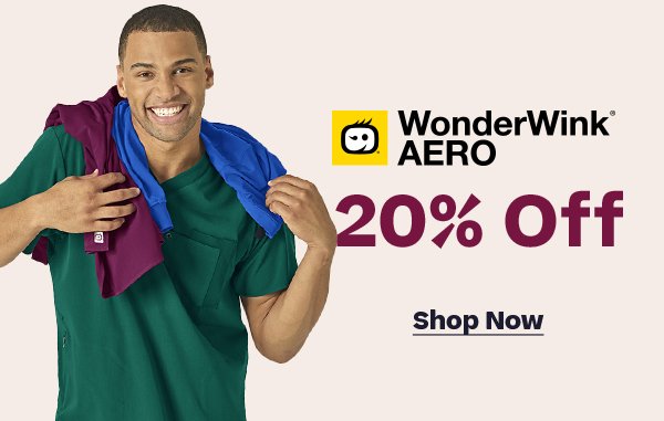 20% Off Aero by WonderWink