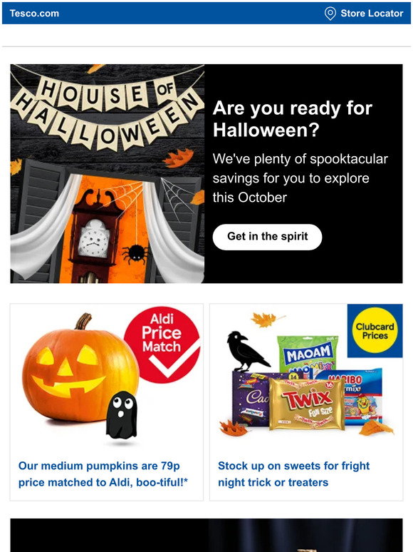 Tesco: —, the countdown to Halloween is on! | Milled