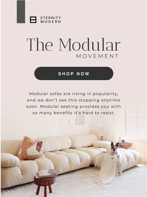 eternitymodern The Many Benefits of Modular Sofas 🛋💕 Milled