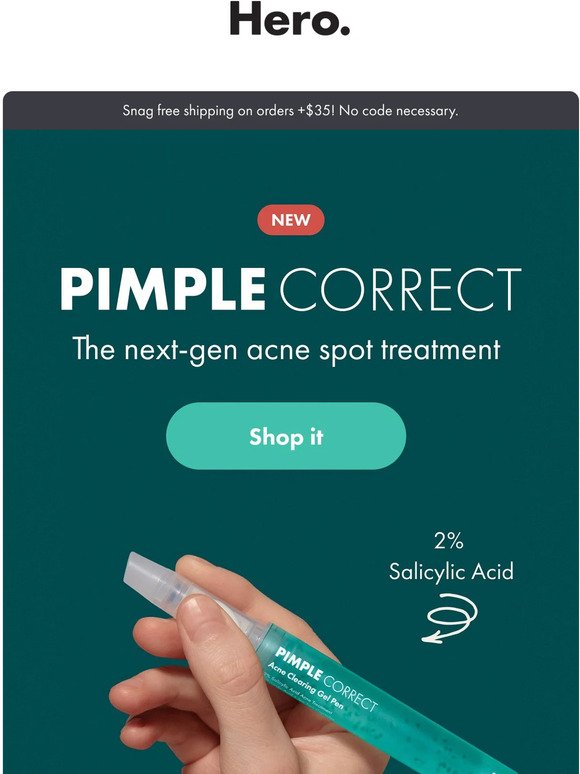 NEW: Pimple Correct Is HERE