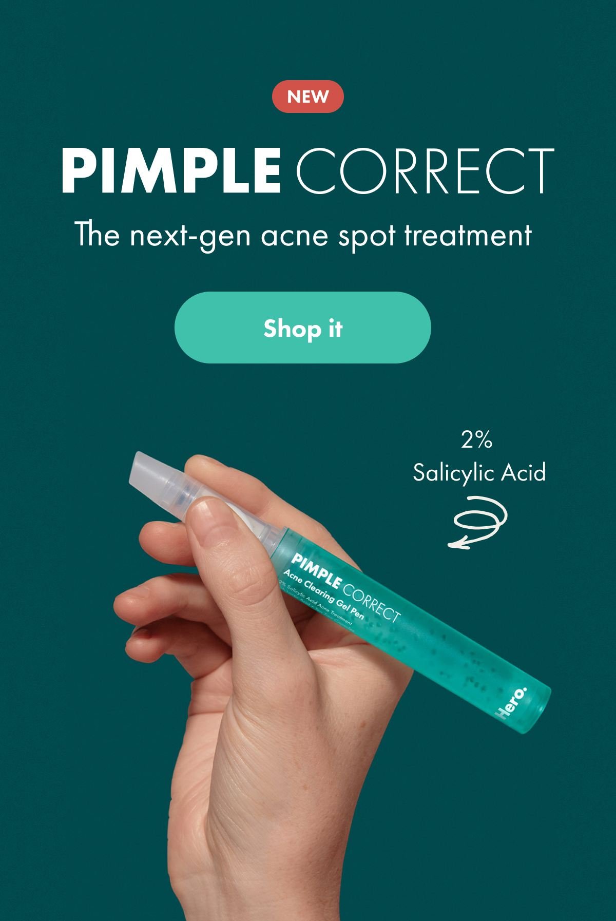 Pimple Correct The next-gen acne spot treatment Shop now