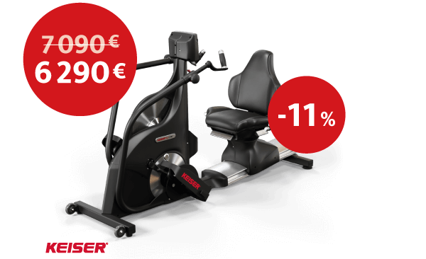 KEISER M7i TBT à 6290€ au lieu de 7090€ !