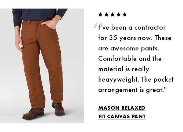 Mason Relaxed Fit Canvas Pant
