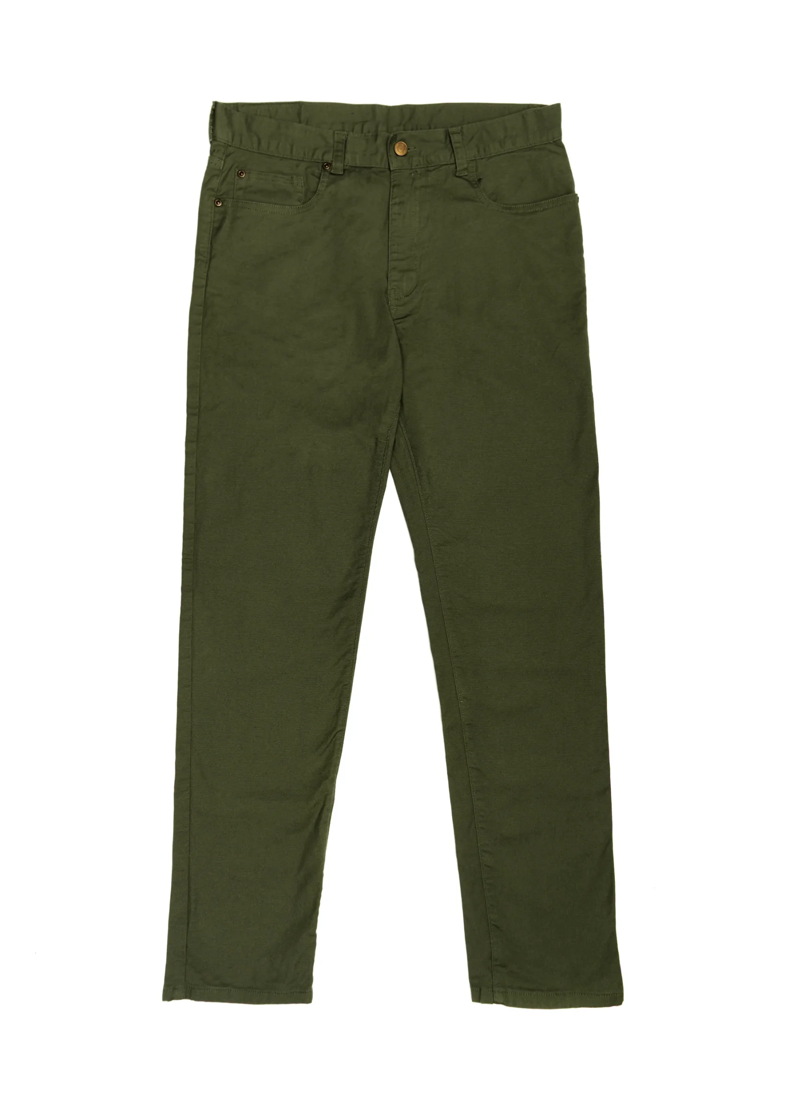 Image of Garment Dyed Twill Five Pocket Pant