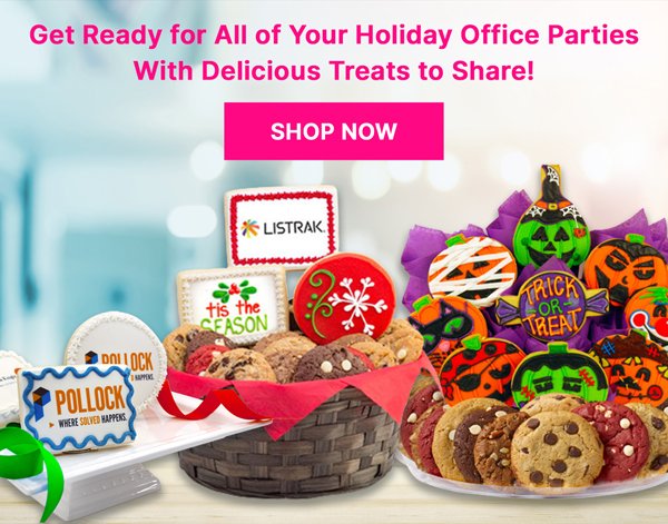 Get Ready For All Of Your Holiday Office Parties With Delicious Treats To Share!