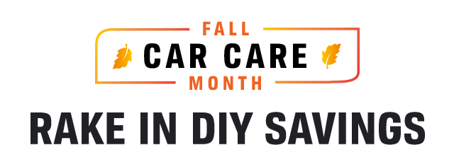 FALL CAR CARE MONTH | RAKE IN DIY SAVINGS