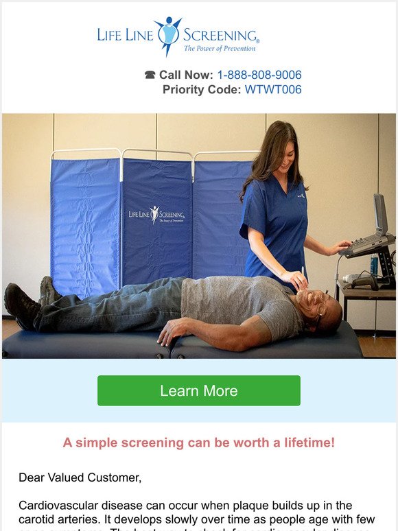 Plaque can attack when you least expect it - Schedule your screening!
