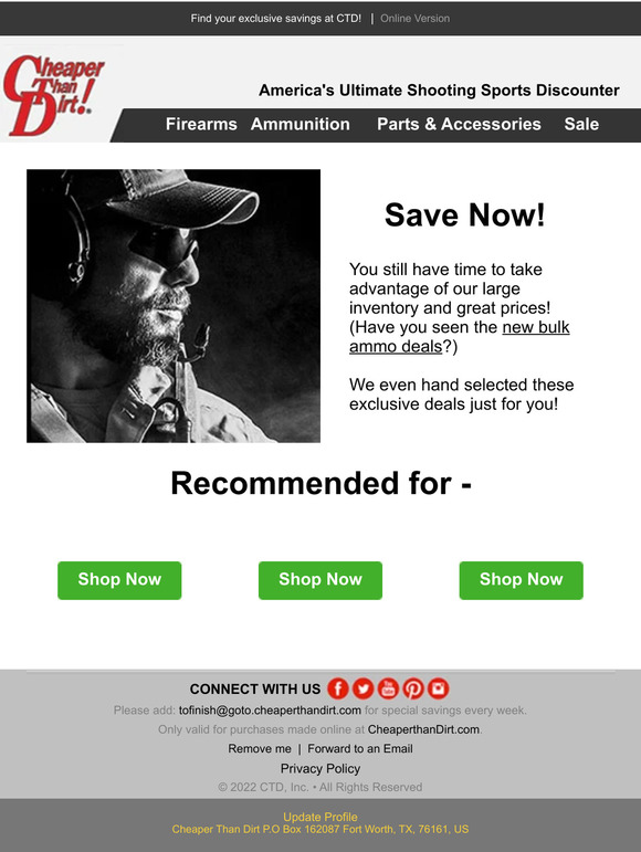 Cheaper Than Dirt You Still Have Time! Milled