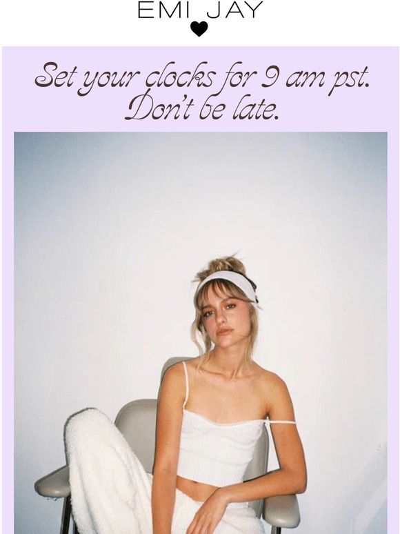 Emi Jay TOMORROW Cozy Capsule 🧸 Milled