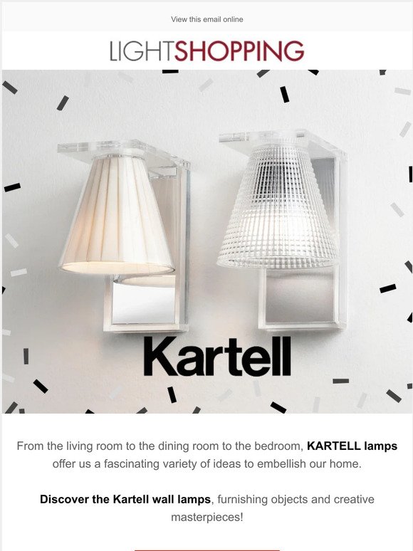 KARTELL: cozy light and trendy models 🍂