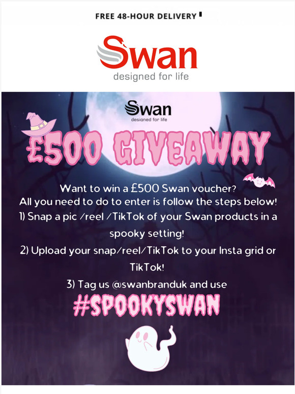 Swan Products Win a £500 Swan Voucher! Milled