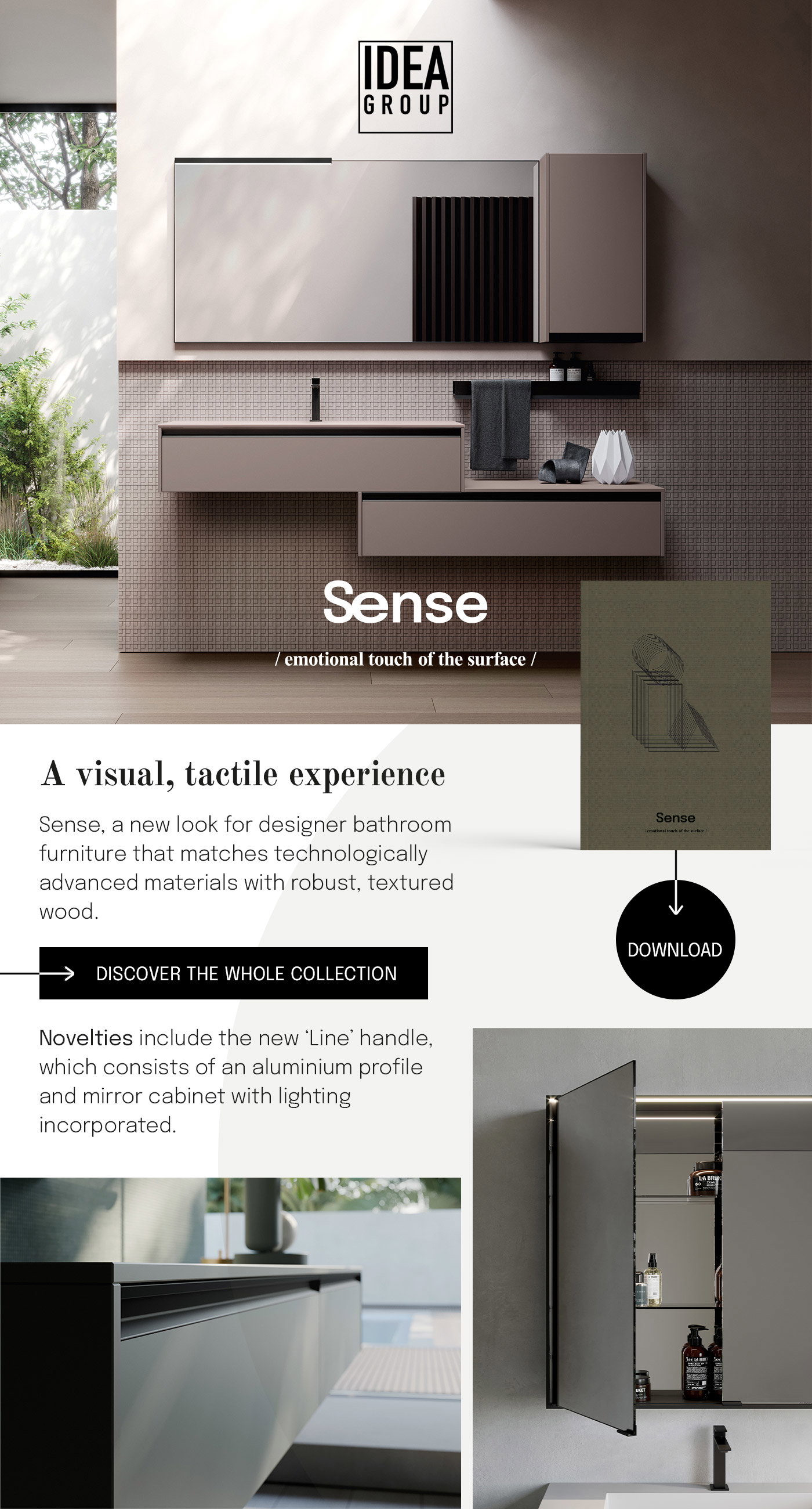 Sense Collection Transparent Archiproducts IT: Sense by IdeaGroup bathroom furniture: a visual ...