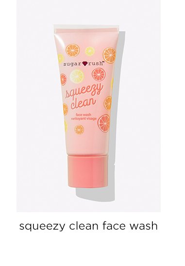 squeezy clean face wash