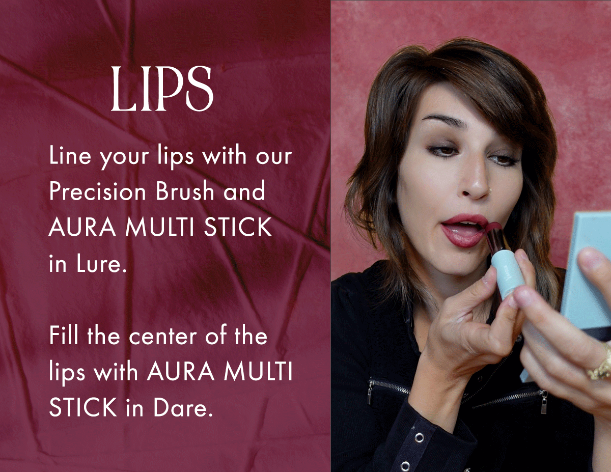 Lips: Aura Multi Stick in Lure and Dare