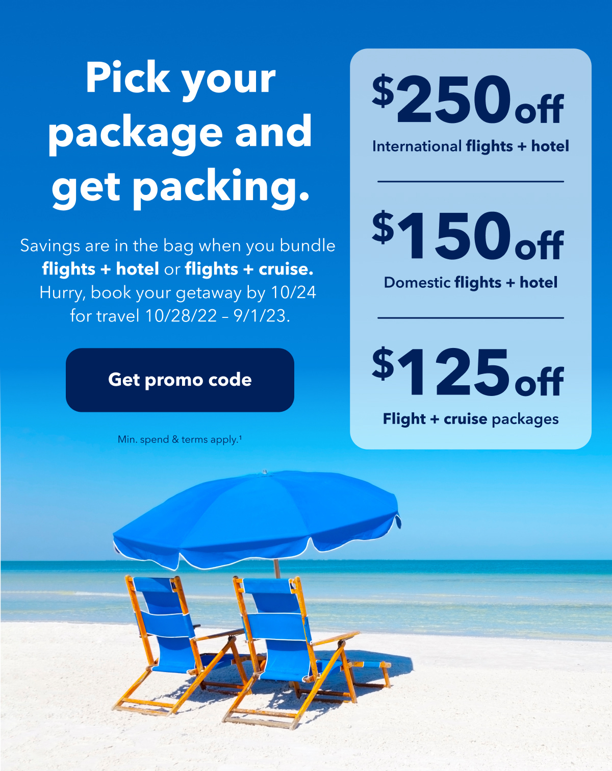 JetBlue Travel Up to 250 off packages? Let’s get packing. Milled