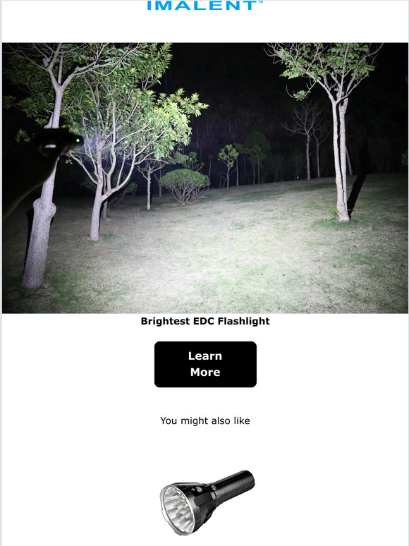 IMALENT Brightest EDC Flashlight Milled