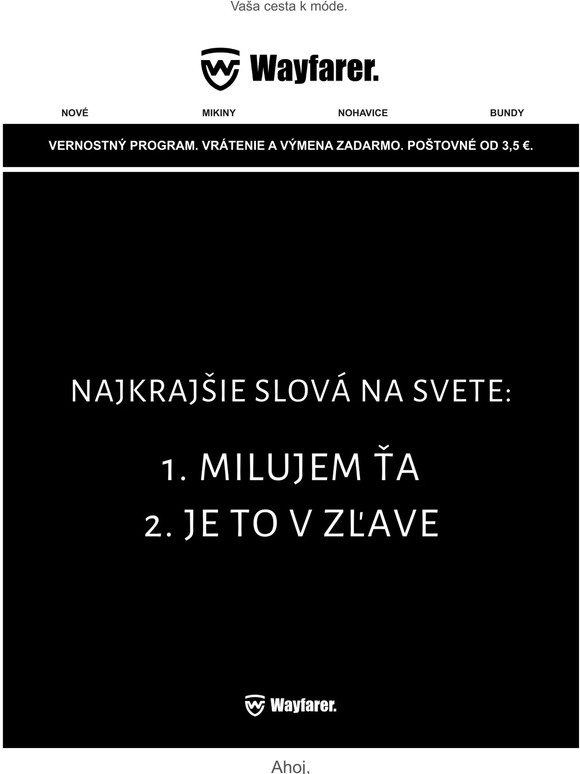 Slová, ktoré potešia každého.