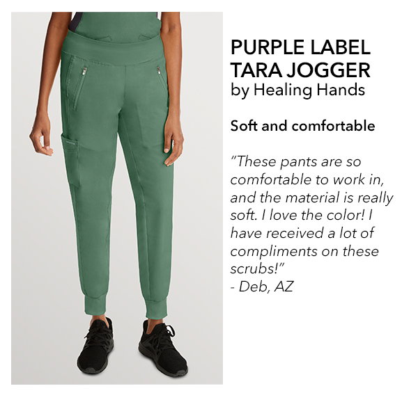 Womens Healing Hands Purple Label Tara Jogger