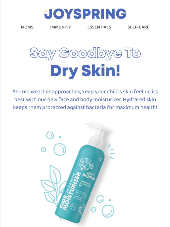 Try our NEW moisturizer!